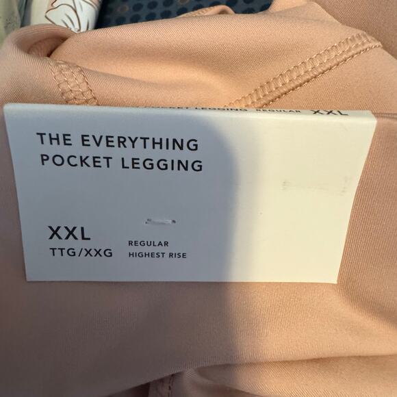 American Eagle The Everything Pocket High Waist Legging  Blush Pink NWT Size 2XL - Picture 11 of 11